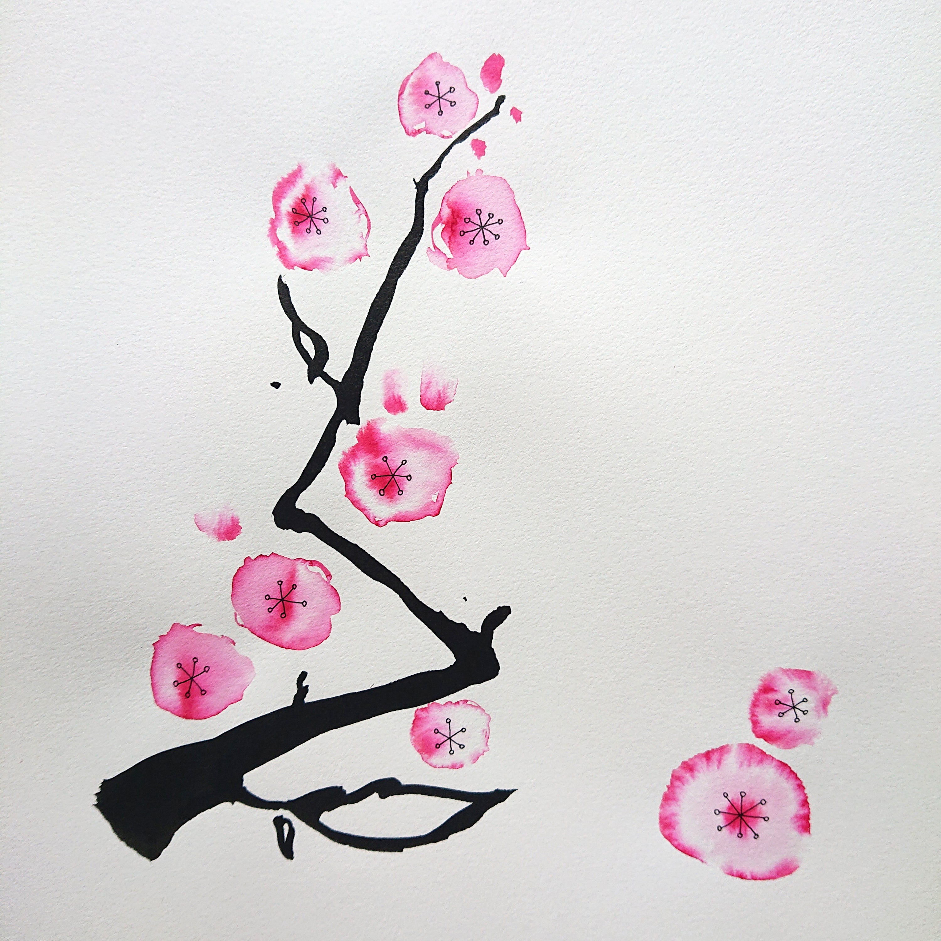 No. 4 Cherry Blossom No Regrets
