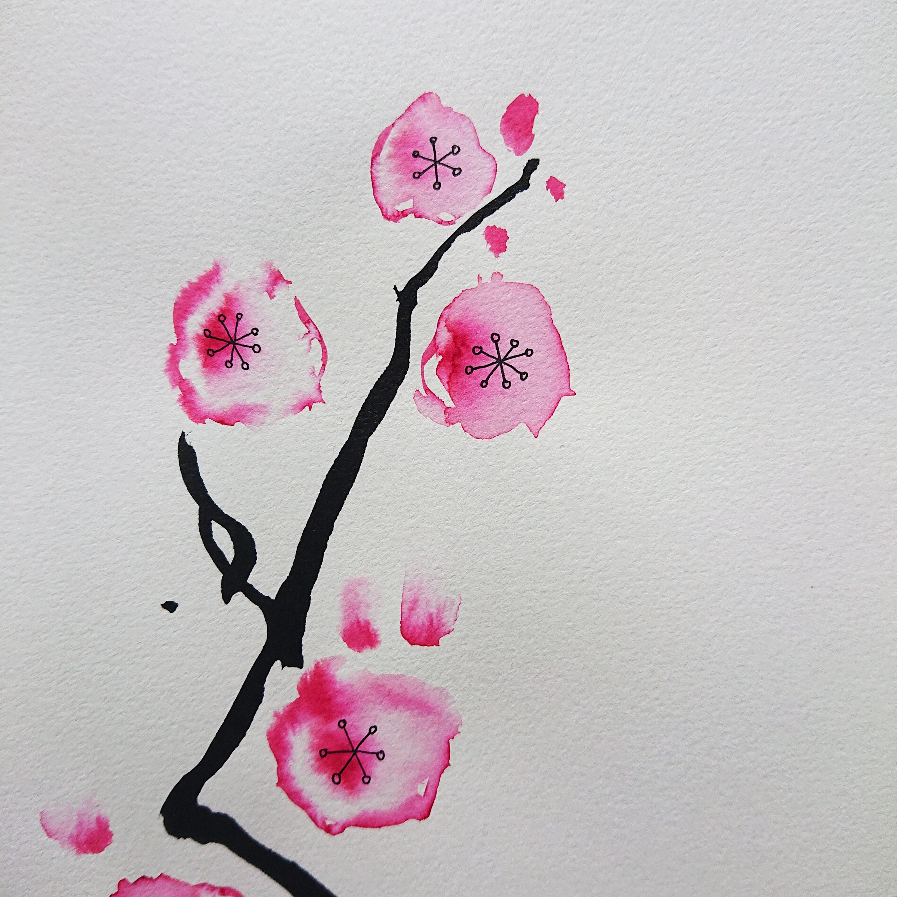 No. 4 Cherry Blossom No Regrets