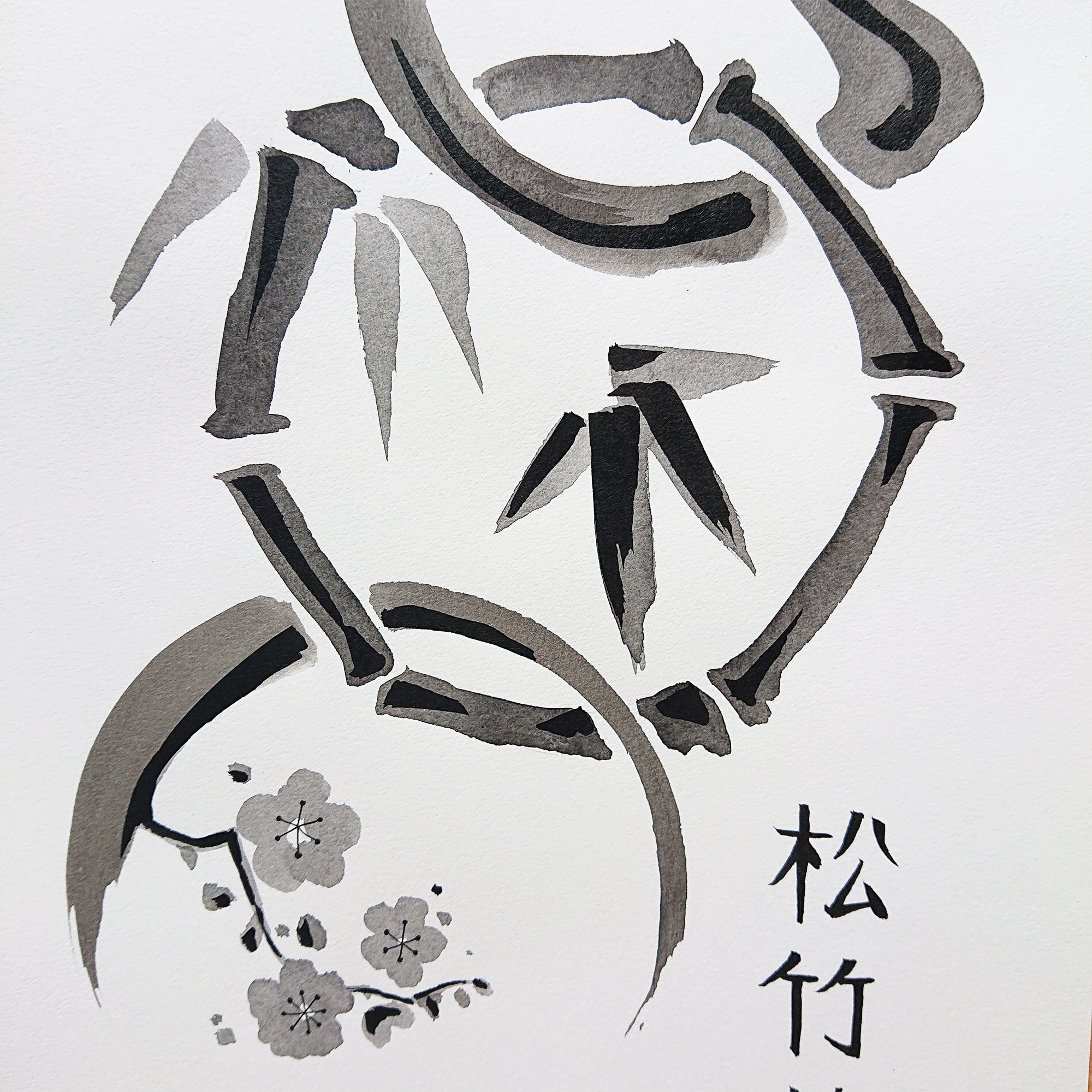 No. 6 Sho-Chiku-Bai - the Three Friends of Winter